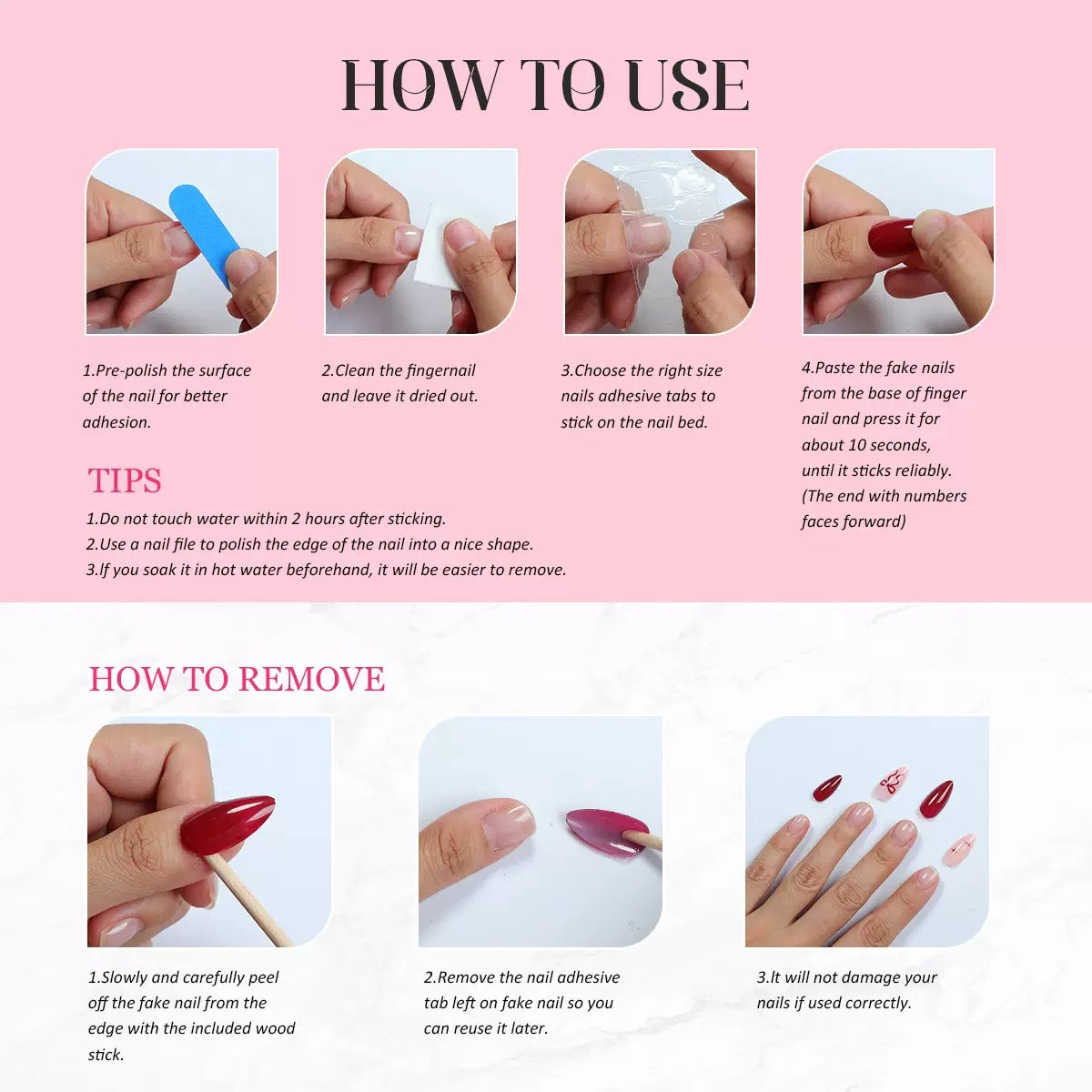 How to apply press on nails like a pro